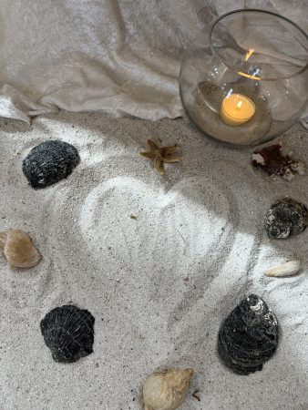 Herz im Sand